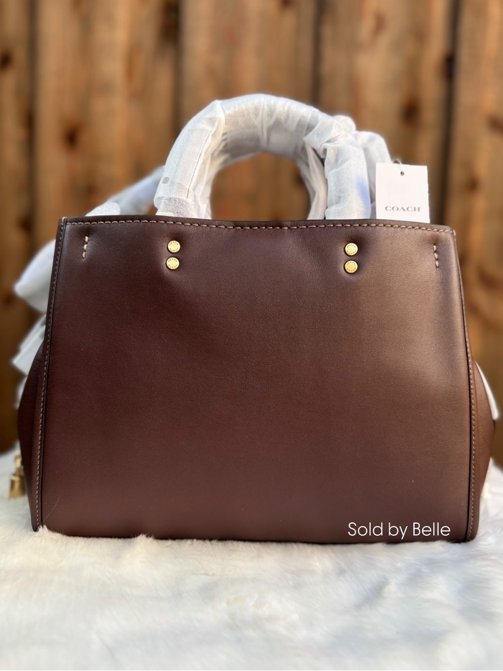 NWT Coach Rogue 31 Maple Brass Bag Purse - Picture 2 of 6